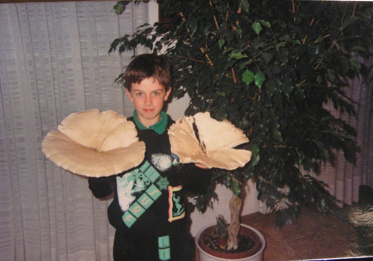 I grandi funghi:Clitocybe candida(gigantea?)